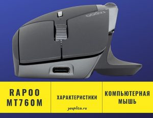 Компьютерная мышь Rapoo MT760M