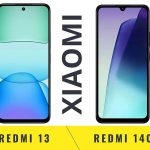 Xiaomi Redmi 13 и 14C вид спереди, экран, дисплей