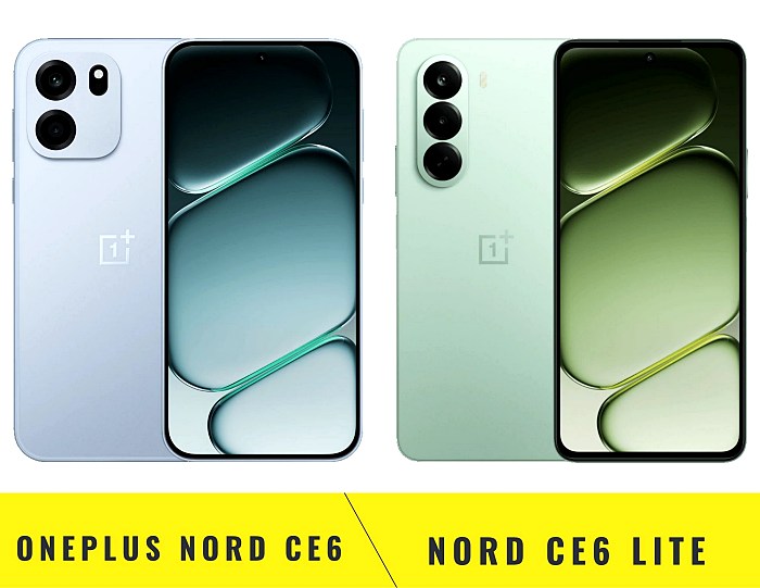 Как выглядят OnePlus Nord CE6 и Nord CE6 Lite