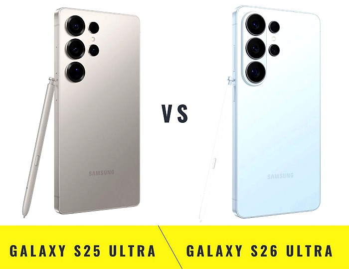 Samsung Galaxy S26 Ultra и S25 Ultra корпус, камеры, задняя панель
